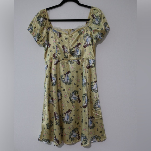 NWT Disney Her Universe Beauty And The Beast Belle Satin Sweetheart Dress Size S - Picture 4 of 8